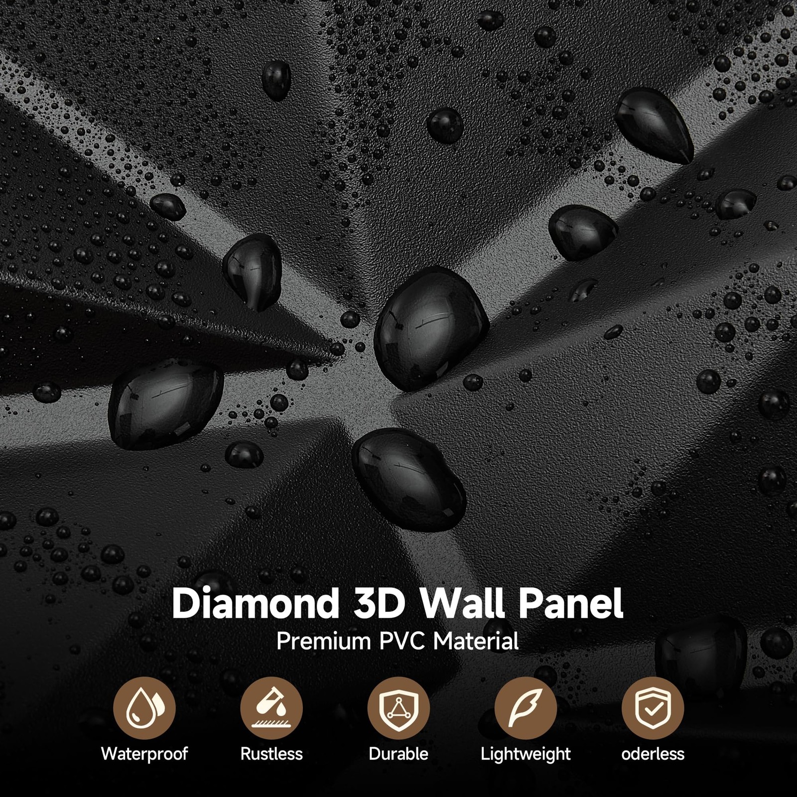 INMOZATA 3D Wall Panels for Interior Wall Decor, 33 Pack 12 x 12 Inch Decorative