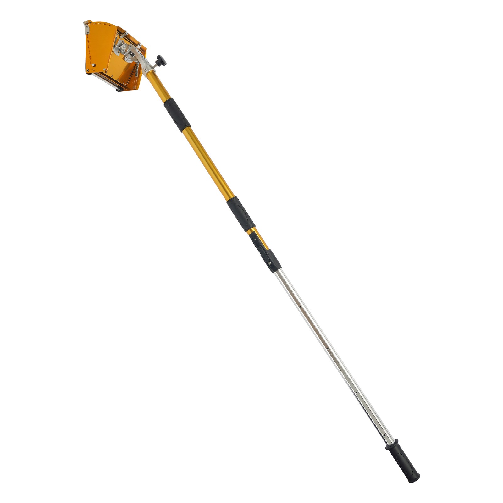 Wallboard Mud Compound Putty Finishing Box Tool, Yellow Metal Wall Painting Tool