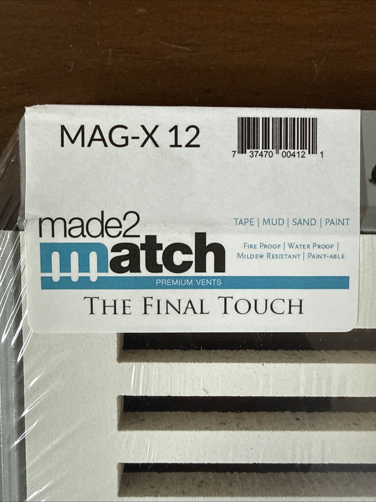 Made2Match MAG-X 12 Removable White Ceiling Exhaust Fan Cover 12”x12”Opening-NEW