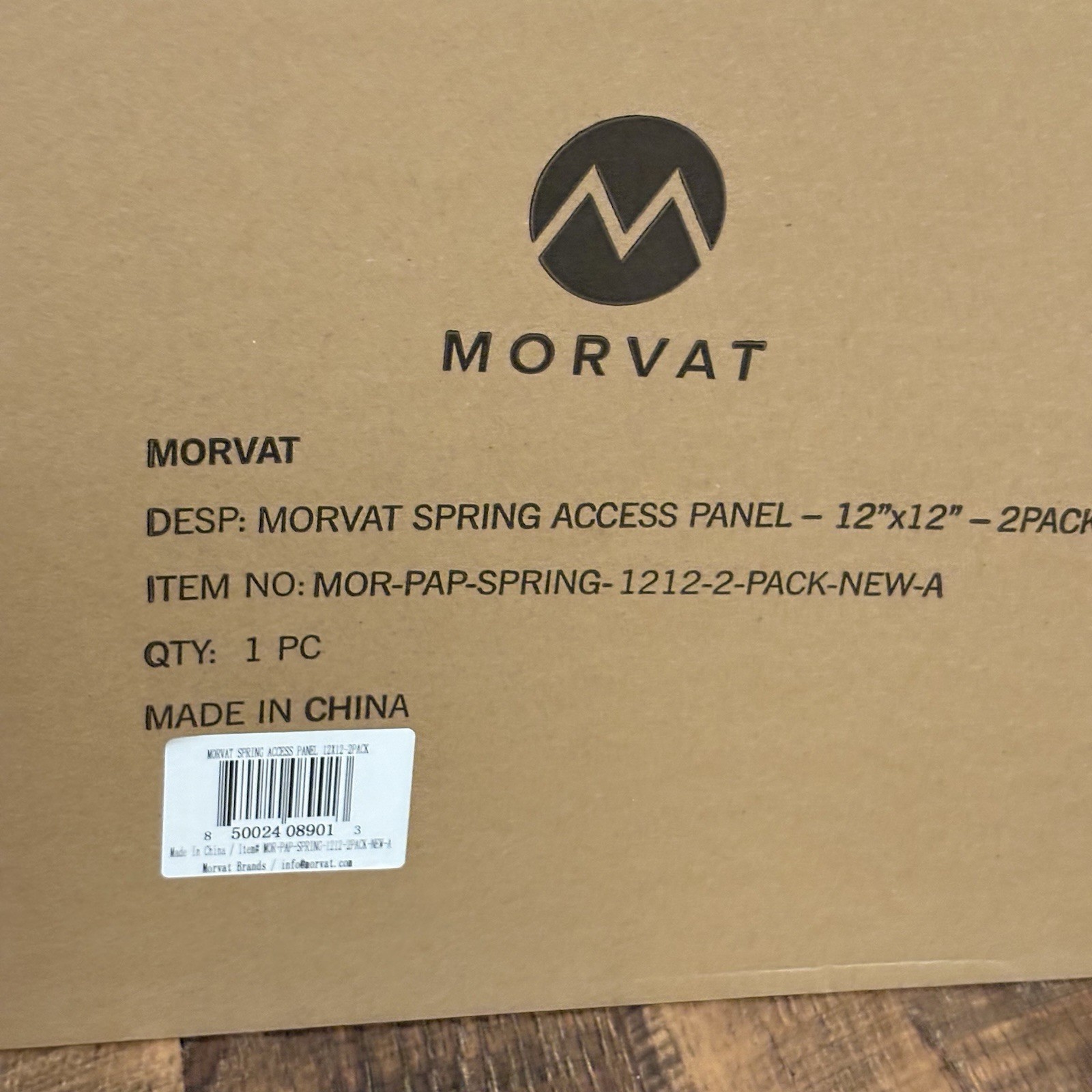 2 – Morvat 12×12 Adjustable Spring Access Panel Drywall & Ceiling New Box White