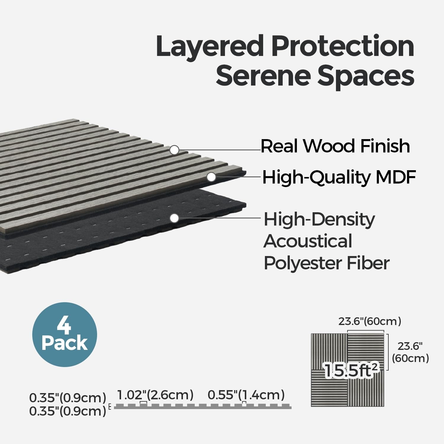 Akumax Acoustic Wood Slat Wall Panels-3D Slat Wall Panelling For Wall-Ceiling