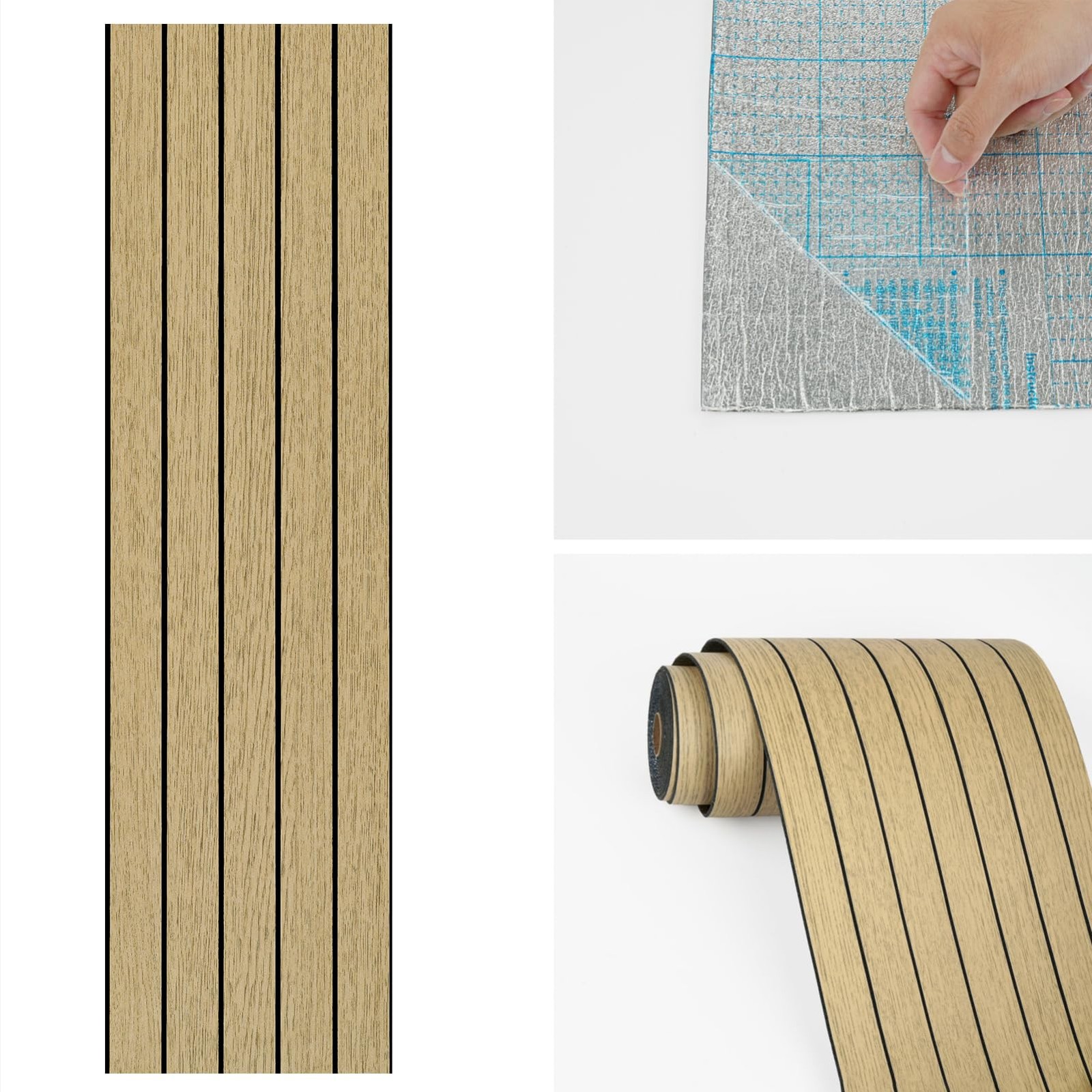 Wallercity Brown Wood Slat Wall Paneling For Interior Walls Removable