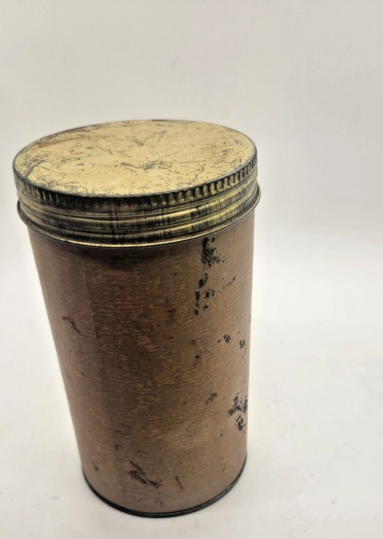 Vintage Goldblatt Gold Ceiling Glitter 1 lb Can NOS Popcorn Acoustic Shimmer