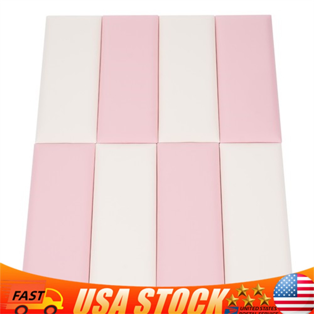 Wall Panels Pack of 8, Self-Adhesive Wall Panel, Anti-collision Wall Padding