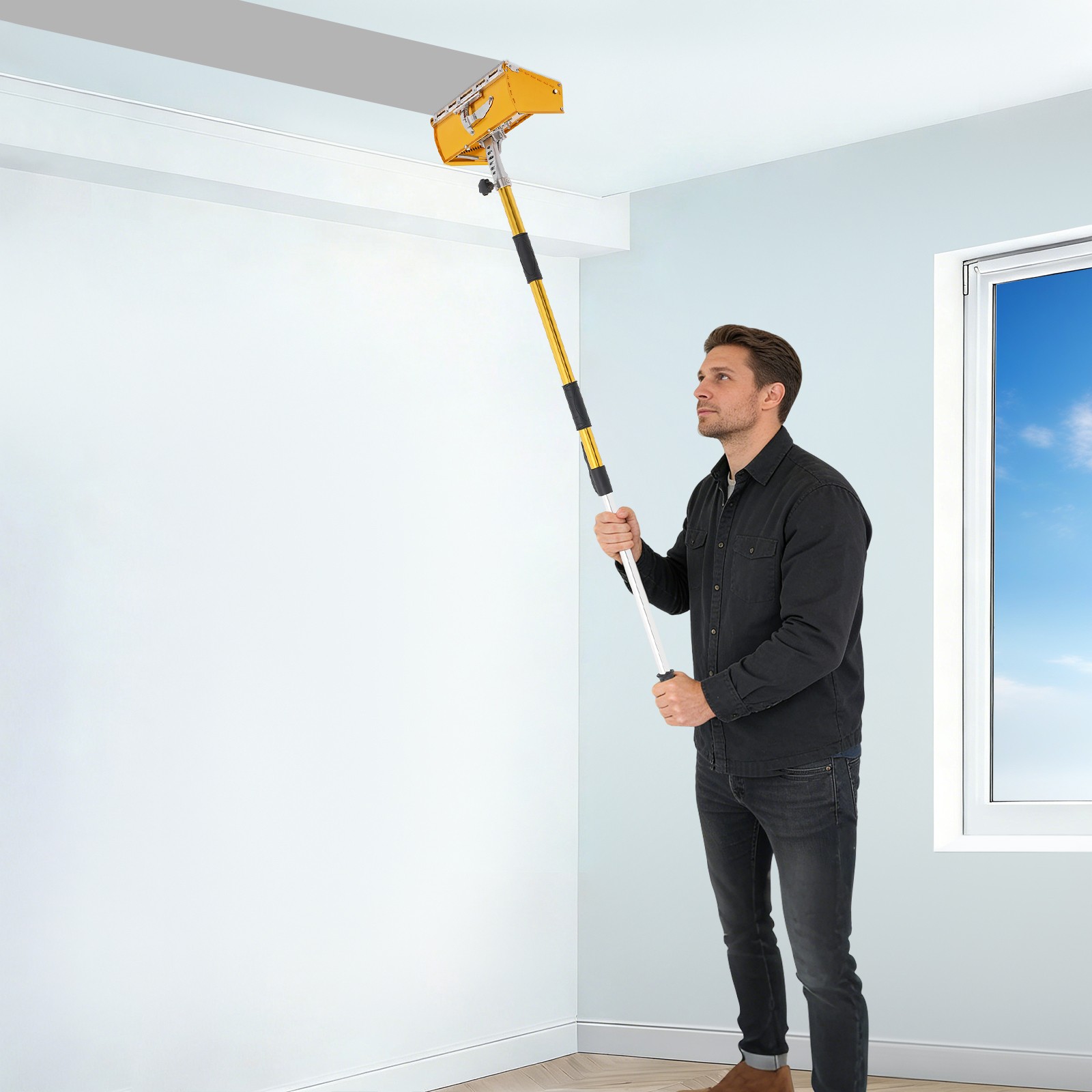 12 Inch Finishing Wall Painting Wallboard Mud Compound Putty Plastering Box Tool