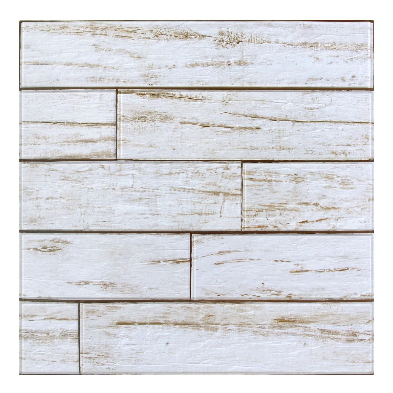 Comstickc Peel And Stick Faux Wood Wall Sticker Wall Panels 10 Pcs Of 12 X 12