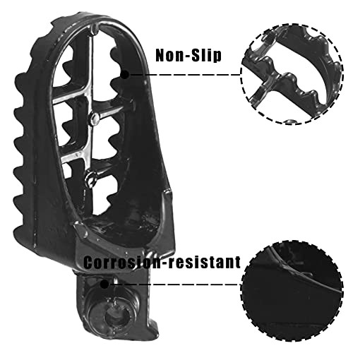 Aluminium Footpegs Foot Pegs Foot Rest Replacement for Dirtbike 50 70 90 110