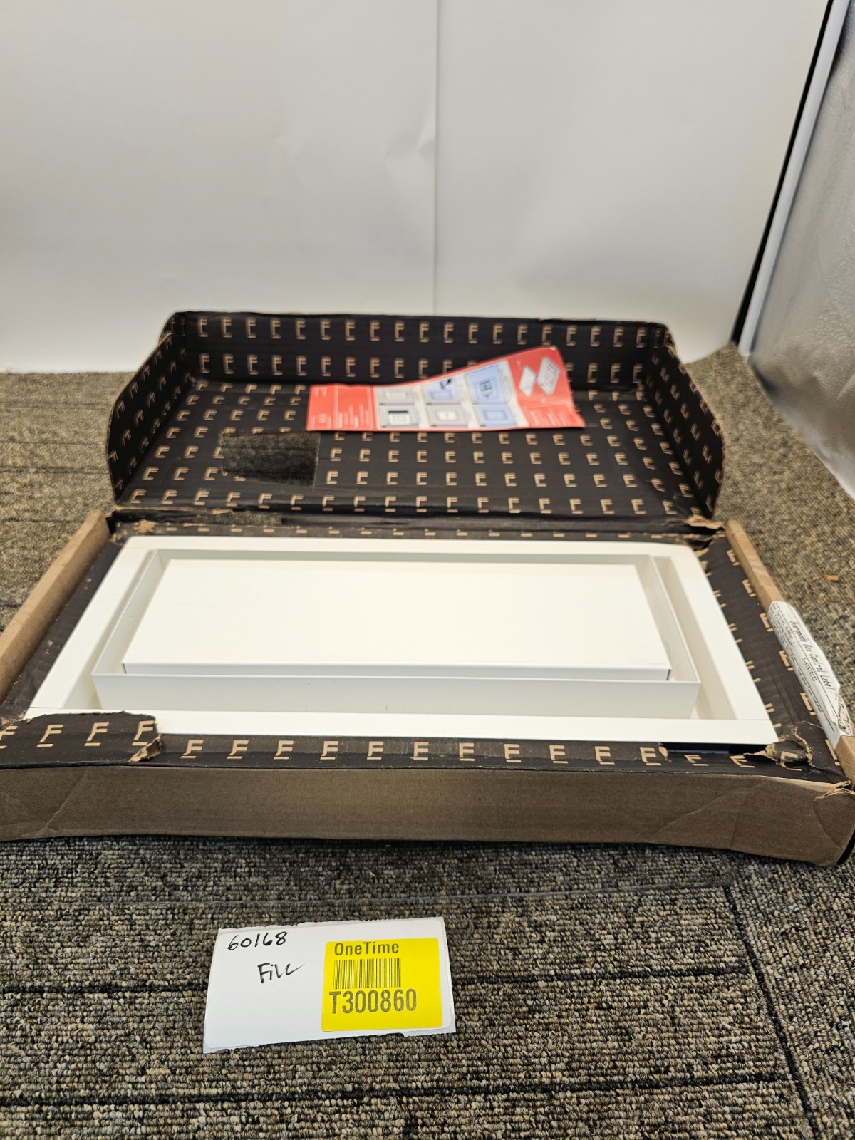 FITTES DWFR6X14SWH-HP Aria Luxe+ Framed High Performance Wall Vent 6×14 Inch