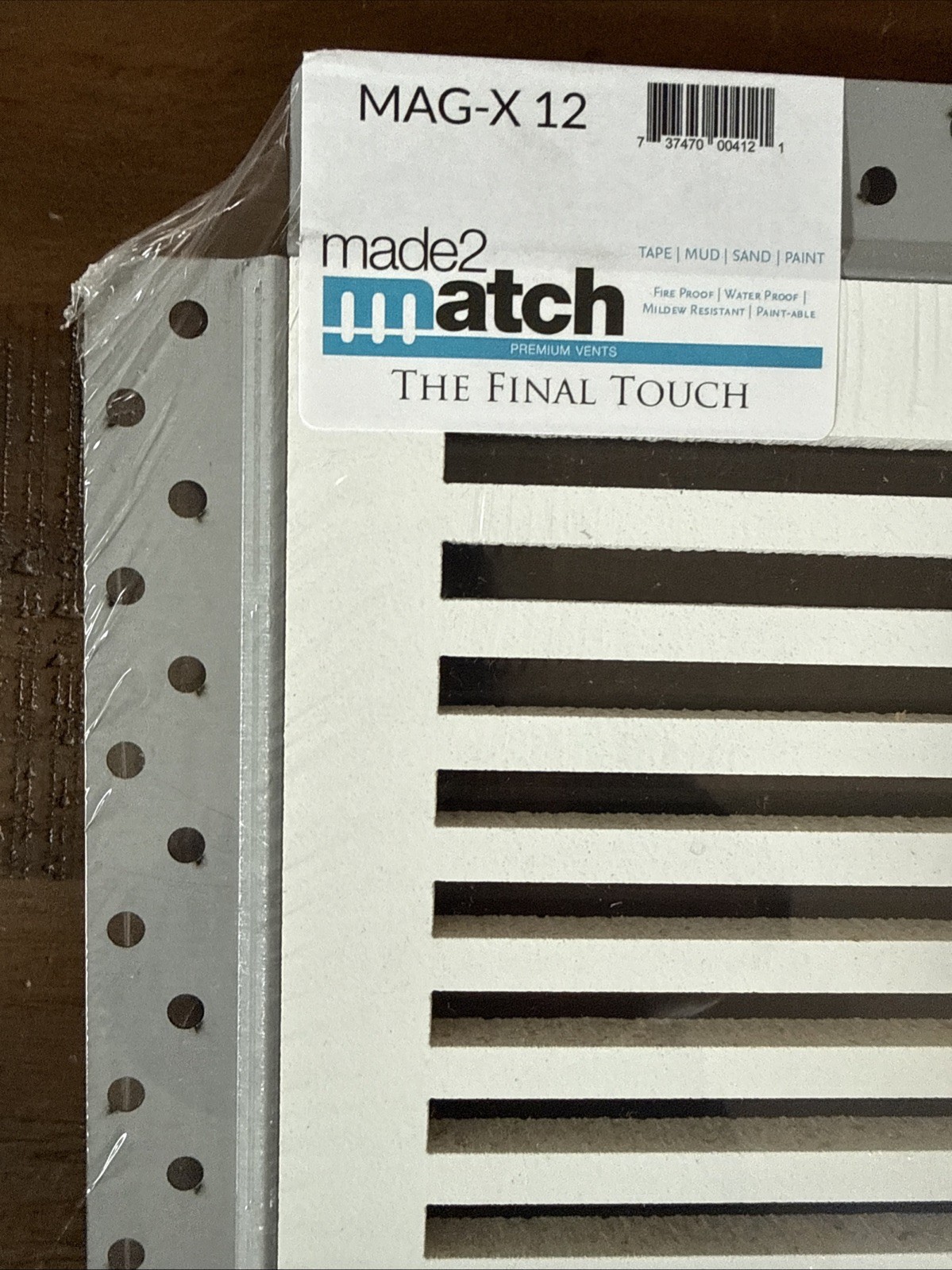 Made2Match MAG-X 12 Removable White Ceiling Exhaust Fan Cover 12”x12”Opening-NEW