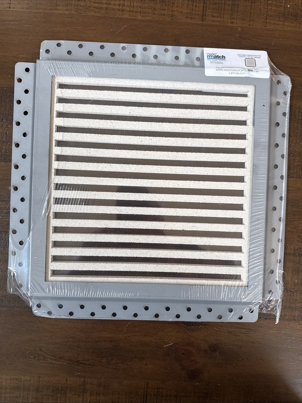 Made2Match MAG-X 12 Removable White Ceiling Exhaust Fan Cover 12”x12”Opening-NEW