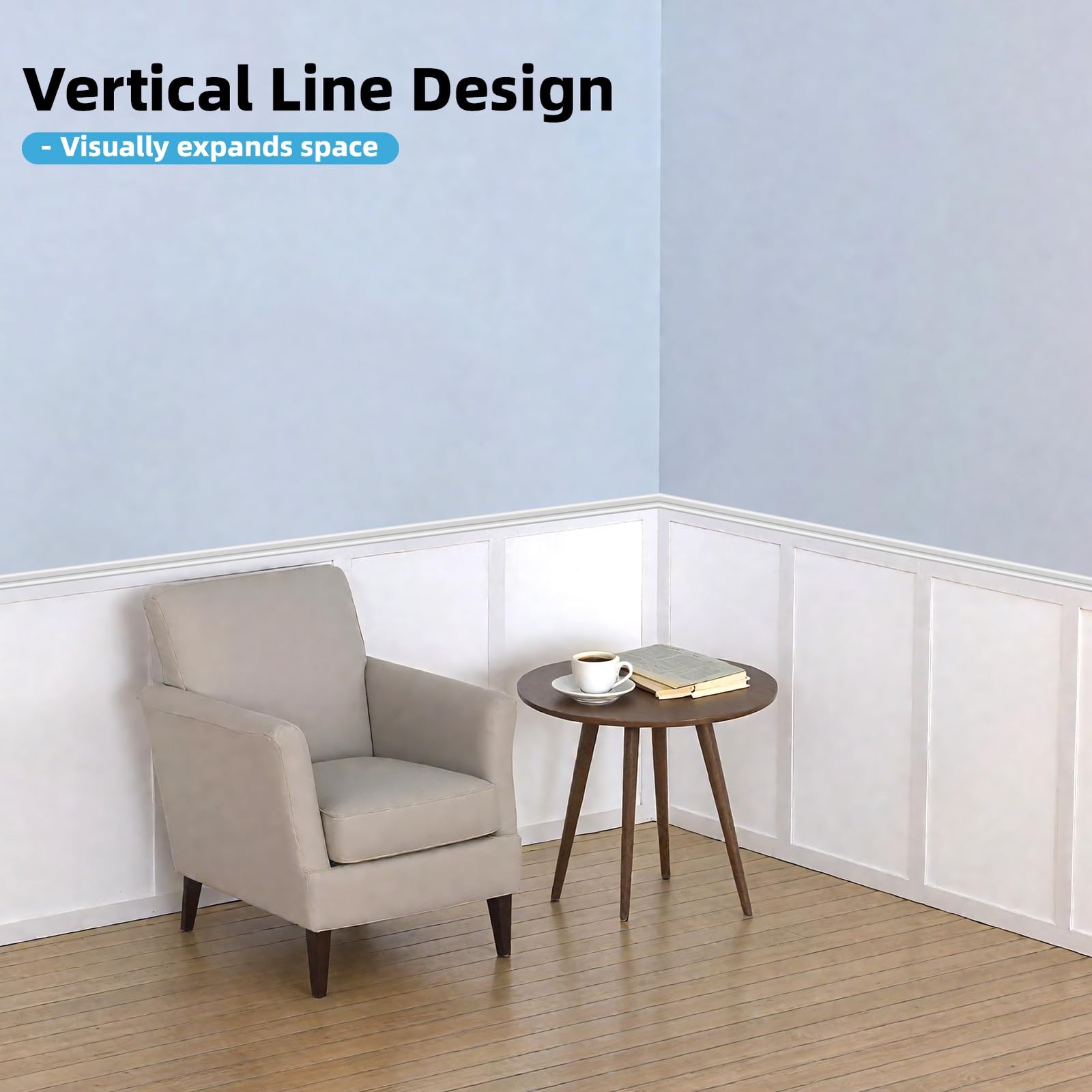 Art3D Premade Board And Batten Paintable Wainscoting Kit Mdf Accent Wall Panel