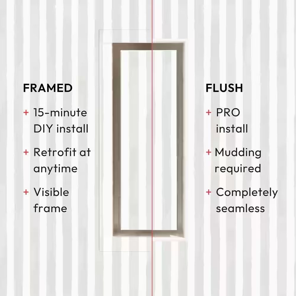 FITTES Framed Wall Vent [Luxe] 10 in. x 30. 25 in.