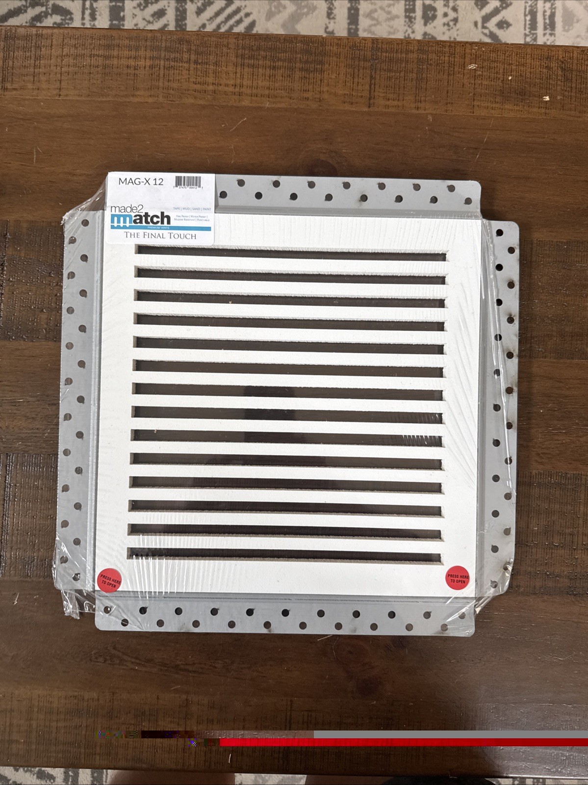 Made2Match MAG-X 12 Removable White Ceiling Exhaust Fan Cover 12”x12”Opening-NEW