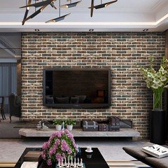 Yll Yll 20-Pack 104 Sq.Ft 3D Wall Panels Peel And Stick 3D Faux Brick Wallpaper