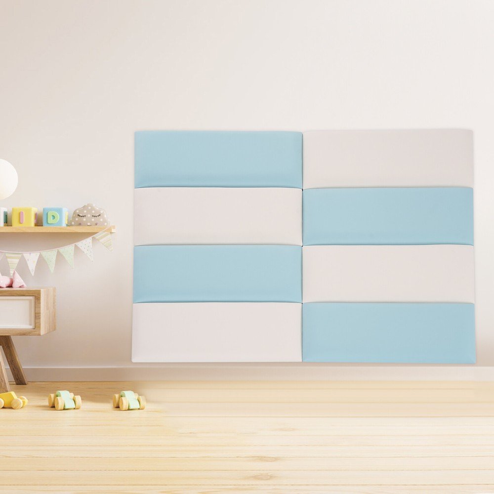 Wall Panels Pack of 8, Self-Adhesive Wall Panel, Anti-collision Wall Padding