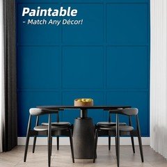 Art3D Premade Board And Batten Paintable Wainscoting Kit Mdf Accent Wall Panel