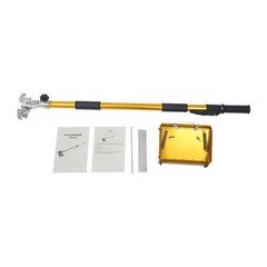 Wallboard Mud Compound Putty Finishing Box Tool, Yellow Metal Wall Painting Tool