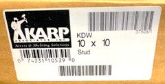 Lot of 3 Karp KDW Drywall Access Door Panel Flush Mount 10″ X 10″ Stud H8C