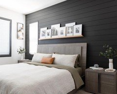 Luxdecor Real Wood Wall Planks – White Shiplap Boards 5 Peel And Stick – 10