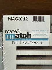 Made2Match MAG-X 12 Removable White Ceiling Exhaust Fan Cover 12”x12”Opening-NEW