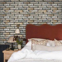 Comstickc 3D Stone Wall Panel Peel And Stick12 Pcs Of 22.8 X 11.8 Diy
