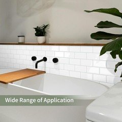 10-Sheet Thick Peel and Stick Kitchen Backsplash Tiles,3D Subway Waterproof Self