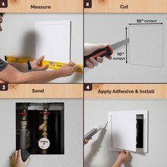 BOZZON 10×10 Access Panel with Door for Drywall & Ceiling