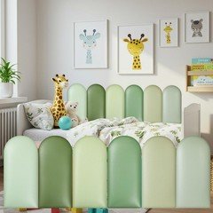 Jetec 6 Pcs Wall Padding for Kids with Autism Playroom Anti Collision 3D 15. 75