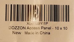 BOZZON 10×10 Access Panel with Door for Drywall & Ceiling