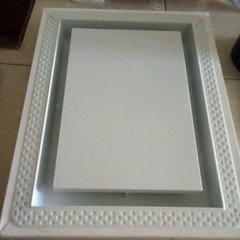 Aria Luxe+ Framed Wall Vent High Performance Return Aria Vent White 10×14