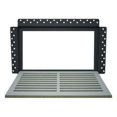 Envisivent Removable Magnetic Mud-In Flush Mounted Wall Air Return Vent