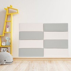 Wall Panels Pack of 8, Self-Adhesive Wall Panel, Wall Padding