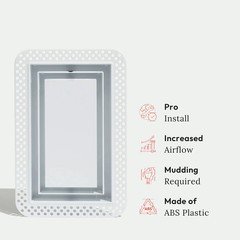 Aria Lite+ Flush High Performance Wall Vent