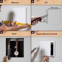 Morvat 10×10 Access Panel with Door for Drywall & Ceiling