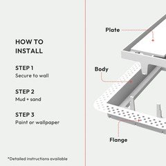 Aria Lite+ Flush High Performance Wall Vent
