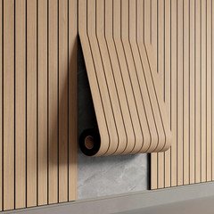 Yu Li 3Dh Peel And Stick Pvc Slat Wall Panel 236X15.75 Self-Adhesive Thick Faux