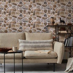 Comstickc 3D Faux Stone Wall Panels Peel And Stick Decorative Tiles 12 Pcs 22.8