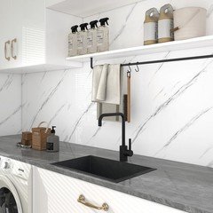 Lacheery 15.8X317 Removable Marble Wall Panels For Interior Walls Decor Faux