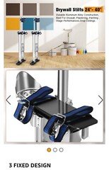 Olenyer Drywall, Painting Stilts 24″-40″New Box Literally Got Snacked On By Dog