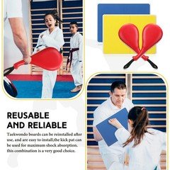 Lenwen 4 Pcs Taekwondo Training Set, 2 Rebreakable Taekwondo Breaking Boards …