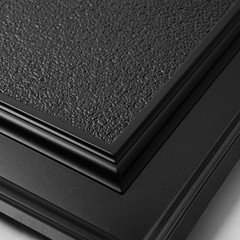 Art3D Drop Ceiling Tiles 24X48 Inch Black 12-Pack 96 Sq.Ft 3D Wainscoting