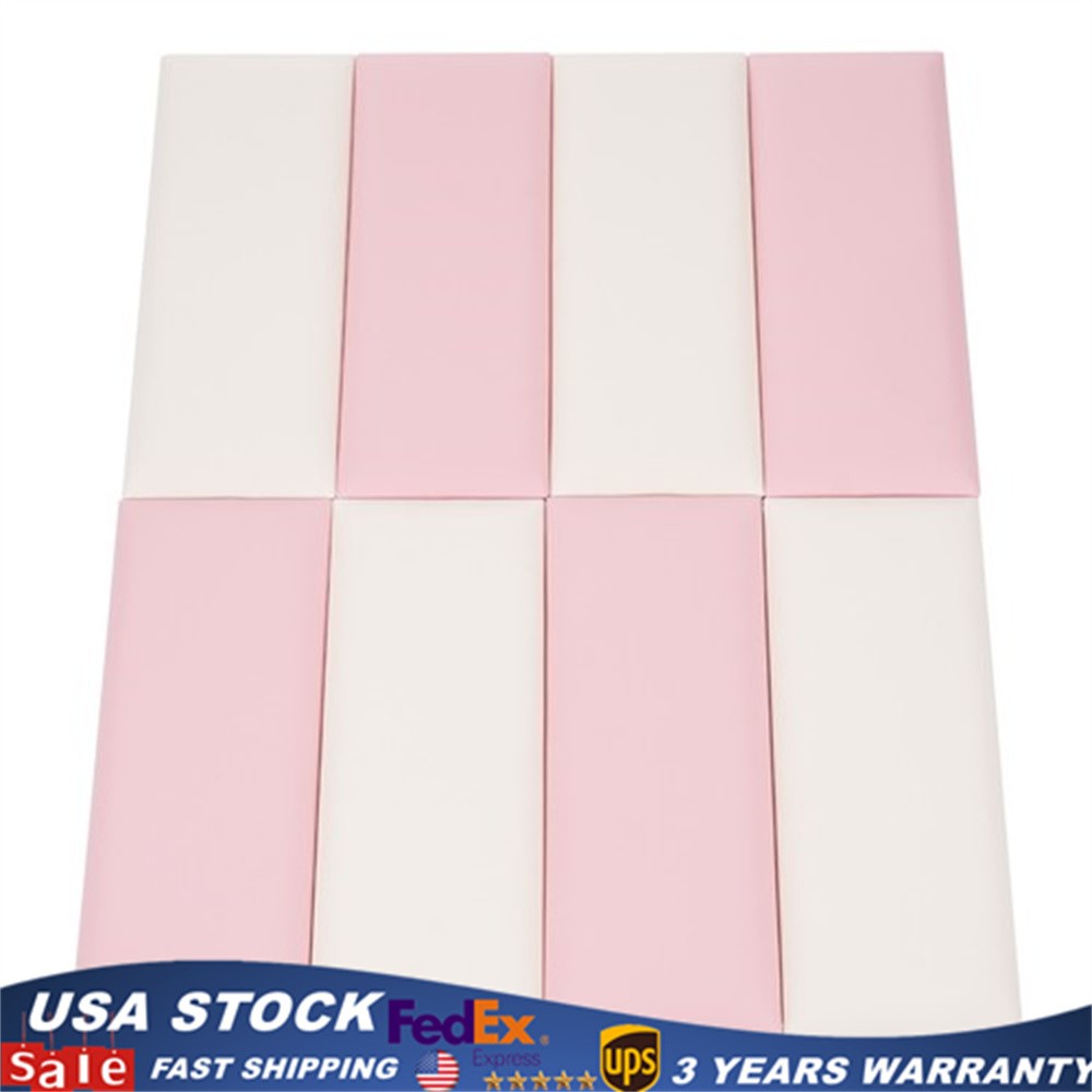 Wall Panels Pack of 8, Self-Adhesive Wall Panel, Anti-collision Wall Padding