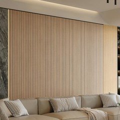 Yu Li 3Dh Peel And Stick Pvc Slat Wall Panel 236X15.75 Self-Adhesive Thick Faux