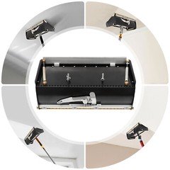 12″ Drywall Flat Finishing Box Alloy Drywall Tools Painting&Scraping Putty Wall