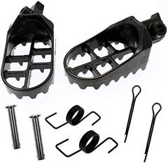 Aluminium Footpegs Foot Pegs Foot Rest Replacement for Dirtbike 50 70 90 110