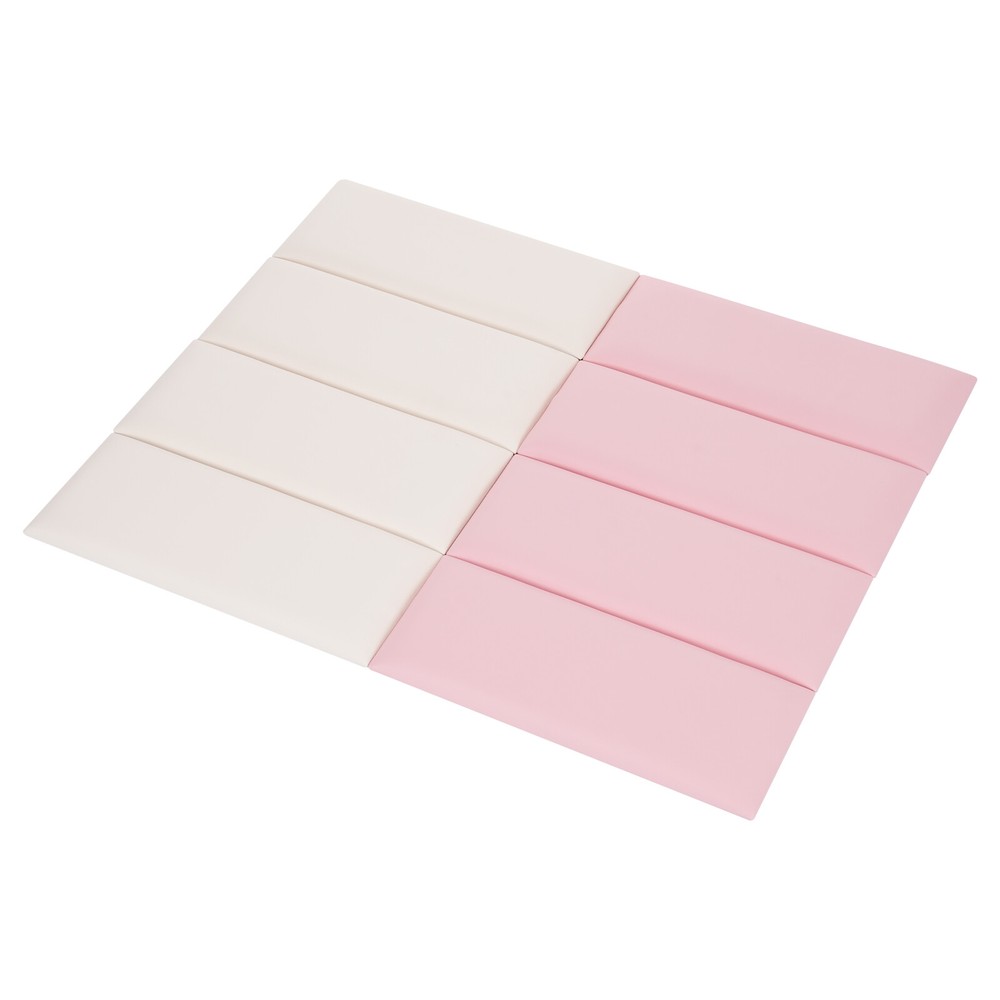 Wall Panels Pack of 8, Self-Adhesive Wall Panel, Anti-collision Wall Padding