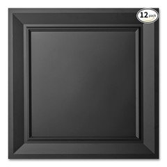 Art3d 24×24 PVC 3D Wall Drop Ceiling Tiles 12-Pack Fire Rated Washable 48 sq ft