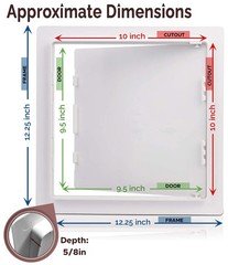 Morvat 10×10 Access Panel with Door for Drywall & Ceiling