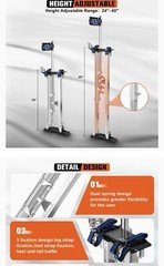 Olenyer Drywall, Painting Stilts 24″-40″New Box Literally Got Snacked On By Dog