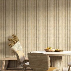 Chejiaye Wood Slat Peel And Stick 3D Wall Panel -23.6X118Soundproof